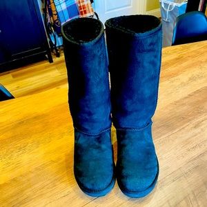 Tall Black Ugg Boots size 8